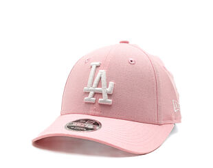 Kids Cap New Era - MLB Linen 9FORTY M-CROWN - LA Dodgers - Pink Rouge / White
