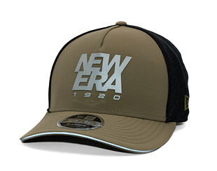 Cap New Era - Branded Reflective 9FORTY M-CROWN A-Frame Trucker - New Olive