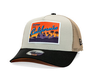 Kids Cap New Era - Branded Location Patch 9FORTY A-Frame Trucker - Stone
