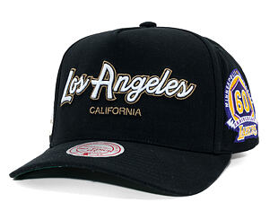 Cap Mitchell & Ness - NBA - La Script 2.0 - Los Angeles Lakers - Black/Green