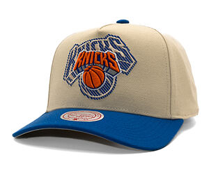 Cap Mitchell & Ness - Off Tilted - NBA - New York Knicks - Off White