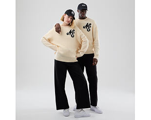 Sweater New Era - Branded Knit Sweater - Cream