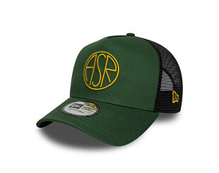Cap New Era - Seasonal 9FORTY A-Frame Trucker - AS Roma - Cilantro Green