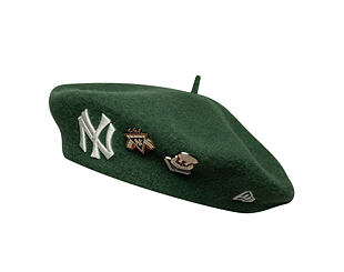 Beret New Era - MLB IMAGE DROP Retro Pin Beret - NY Yankees - Green