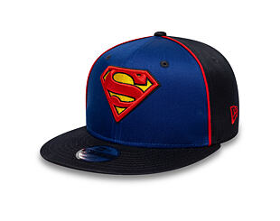 Kids Cap New Era - DC Piping 9FIFTY - Superman - Royal / Navy