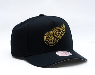 Cap Mitchell & Ness - NHL Black And Gold Pro Snapback - Detroit Red Wings - Black