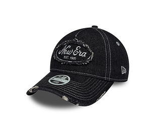 Womens Cap New Era - Branded Distress 9TWENTY A-Frame - Black