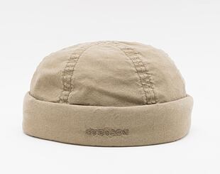 Stetson Docker Delave Organic Cotton 8821107 Washed Olive Docker Cap