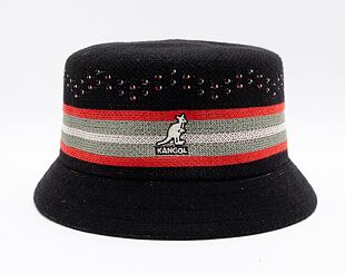 Kangol Slick Stripe Bin Black Hat