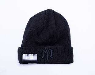 New Era MLB Essential Cuff Knit New York Yankees Black / Black Winter Beanie