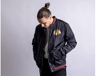 '47 Brand NHL Chicago Blackhawks Core Poly Fill '47 Drift Track Jacket Jet Black