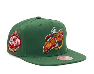 Kšiltovka Mitchell & Ness NBA Conference Patch Snapback Hwc Seattle Supersonics Green