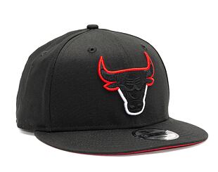 Kšiltovka New Era 9FIFTY NBA Split Logo Chicago Bulls Black / Scarlet
