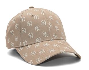 Dámská kšiltovka New Era 9FORTY Womens MLB Monogram New York Yankees Ash Brown