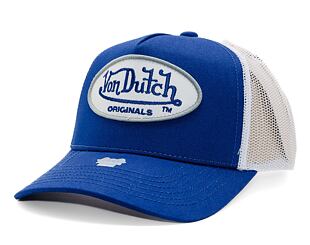 Kšiltovka Von Dutch - Trucker Boston - Caps - Cot Twill - Blue/White