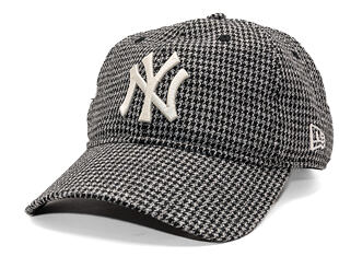 Kšiltovka New Era - MLB Houndstooth 9TWENTY - NY Yankees - Black