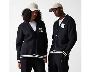 Svetr New Era - MLB Cardigan Knit - NY Yankees - Black
