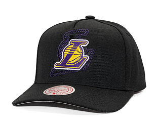 Cap Mitchell & Ness - NBA Tilted Pro Snapback - Los Angeles Lakers - Black