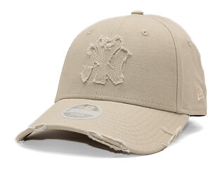 Womens Cap New Era - MLB Distressed 9FORTY - NY Yankees - Stone