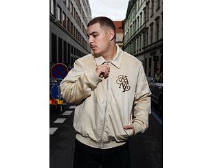 Jacket Karl Kani - Legacy Faux Suede Bowling Jacket - Beige