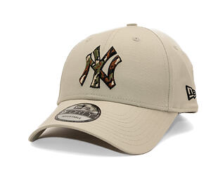 Cap New Era - MLB Outline Camo 9FORTY - NY Yankees - Stone