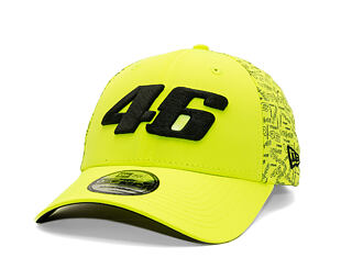 Cap New Era - Valentino Rossi VR46 All Over Print 9FORTY - VR46 - Yellow