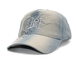 Cap Ed Hardy - Crawling Dragon Wash Denim 5 Panel Cap - Bleach