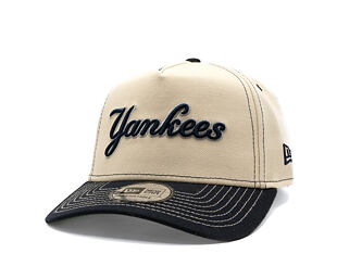 Cap New Era - MLB City Icon 9FORTY A-Frame - NY Yankees - Cream / Navy