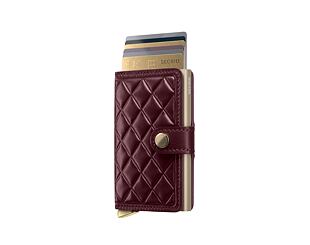 Wallet Secrid - Miniwallet Emboss Diamond Premium - Bordeaux