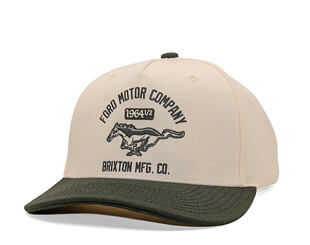 Cap Brixton - Ford Mustang Snapback - Wimbledon White