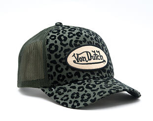 Womens Cap Von Dutch - Baseball - Velvet Print Embroidery - Camo