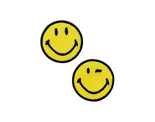 Patch Monoquick - Smajlíci Smiley 3 cm