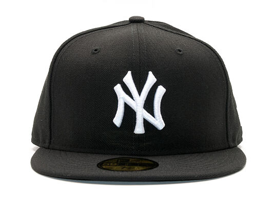 New Era 59FIFTY MLB Basic New York Yankees Fitted Black / White Log Cap