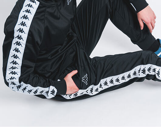 Kappa 222 Banda Rastoria Slim 303KUC0 965 Black/White Sweatpants