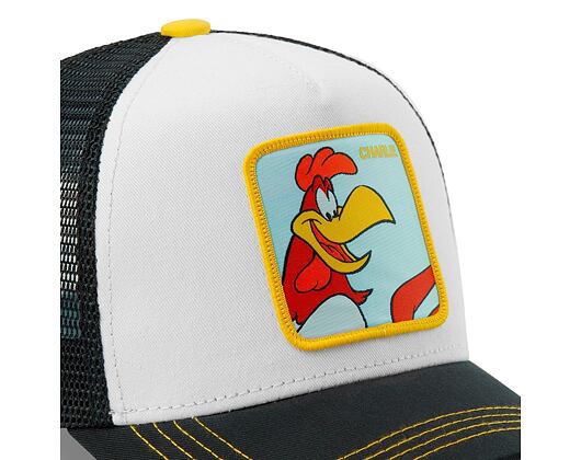 Capslab Charlie Trucker White / Black - CHA Cap