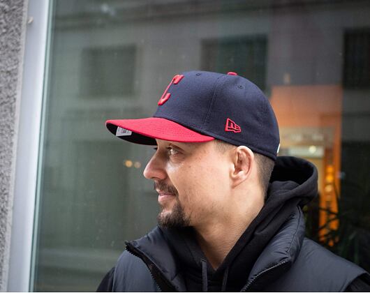 New Era 59FIFTY MLB Authentic Performance Cleveland Indians Fitted Team Color Cap