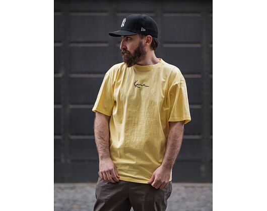 Karl Kani Small Signature Washed Tee Light Yellow 6030254 T-Shirt