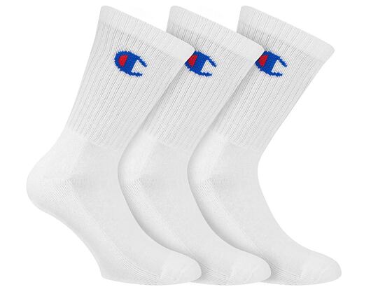 Champion Legacy 3-Pack CH0008QG-8UY White Socks