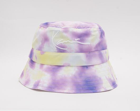 Karl Kani KK Signature Tie Dye Bucket Hat Lilac/Yellow 7115091