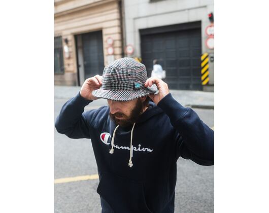 New Era Check Bucket Brown / Aqua / Red