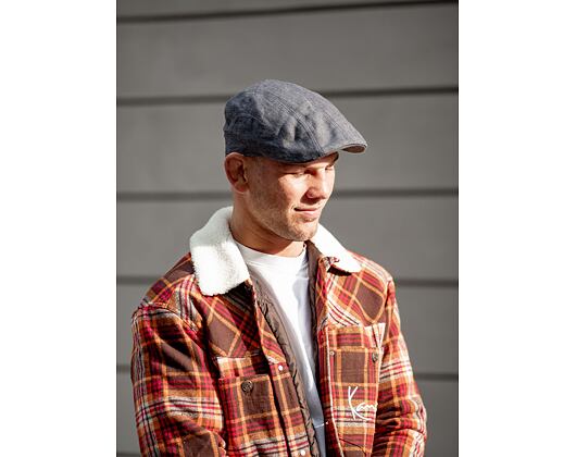 Stetson Ivy Cap Linen 6123101 Grey Flat Cap