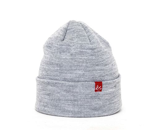 éS Block Beanie Grey Heather