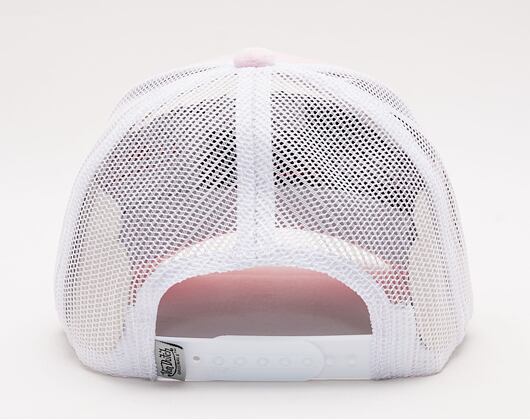 Von Dutch Miami Trucker Velvet LIGHT PINK/WHITE Cap