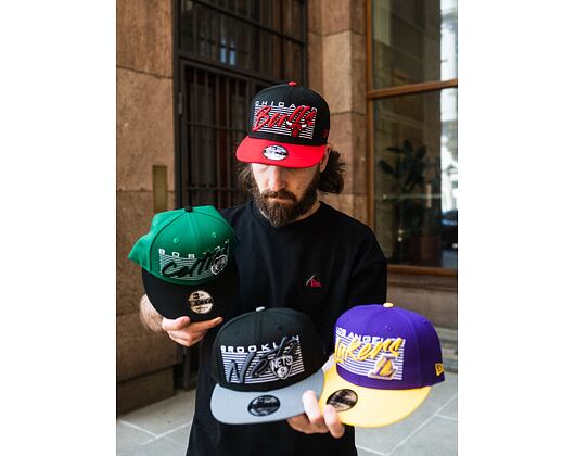 New Era 9FIFTY NBA Team Wordmark Los Angeles Lakers Snapback Team Color Cap