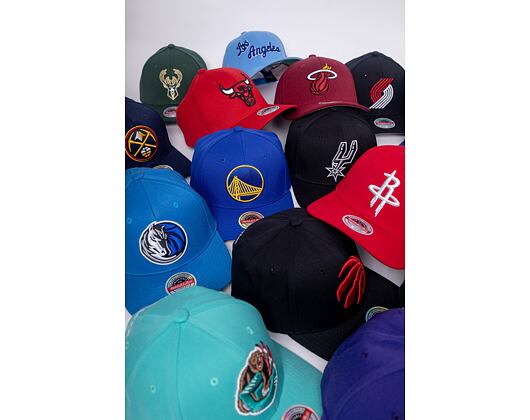 Mitchell & Ness Team Ground 2.0 Stretch Snapback Golden State Warriors Blue Cap