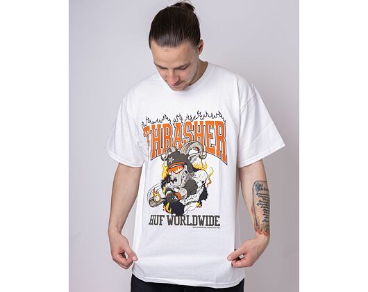 HUF × Thrasher Rincon T-Shirt White Tee