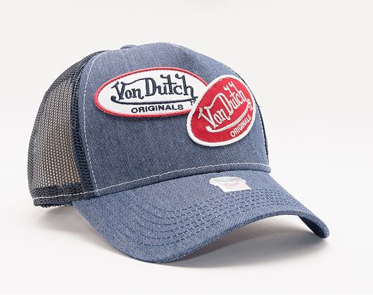 Von Dutch Russel Trucker Denim Denim/Navy Cap