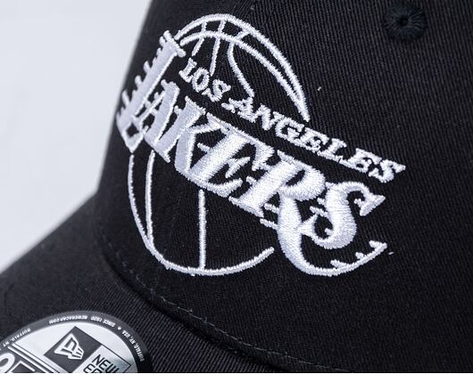 New Era 9FORTY NBA Essential outline Los Angeles Lakers Strapback Black Cap