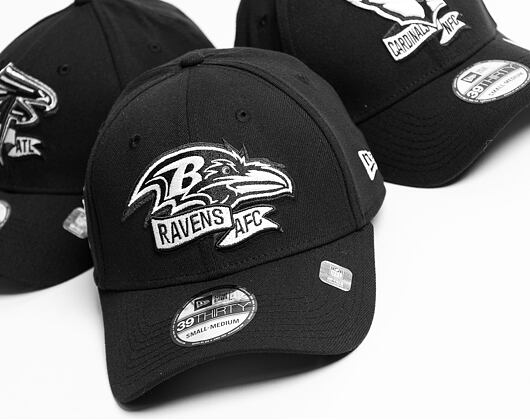 New Era 39THIRTY NFL22 Sideline Baltimore Ravens Black / White Cap