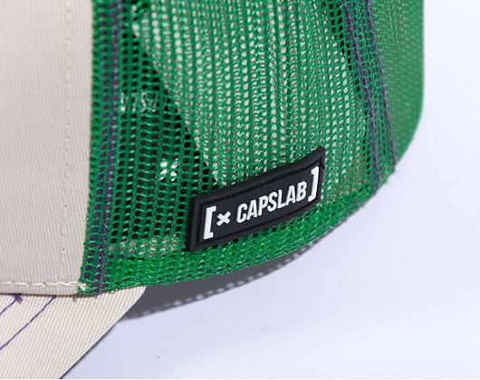 Kšiltovka Capslab - Trucker Batman - Joker v.3 White Trucker White / Purple